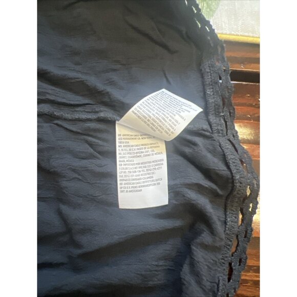 American Eagle Embroidered Bell Sleeve Top Size Large Women’s Floral Boho - Picture 10 of 10